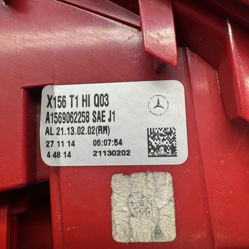 MERCEDES BENZ GLA350 TAIL LIGHT RIGHT PASSENGER 2015-2017 2018 2019 20
