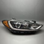HYUNDAI ELANTRA HEADLIGHT RIGHT PASSENGER 2017 2018 HALOGEN OEM