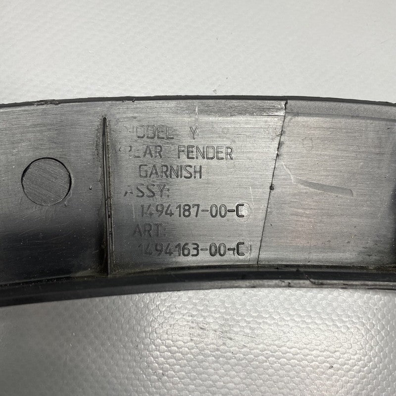 1494187-00-C TESLA MODEL Y WHEEL FLARE LEFT REAR 1494187-00-C 2020 2021 2022 2023 OEM