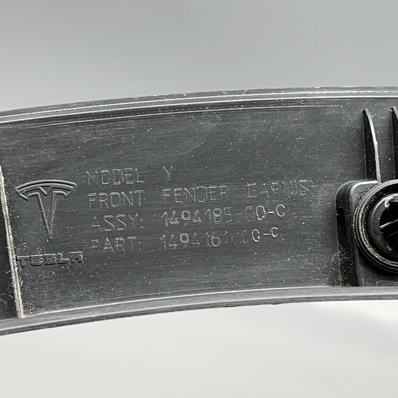 1494185-00-C TESLA MODEL Y FENDER FLARE LEFT FRONT 2020 2021 2022 2023 OEM 1494185-00-C