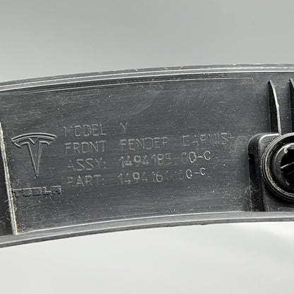 1494185-00-C TESLA MODEL Y FENDER FLARE LEFT FRONT 2020 2021 2022 2023 OEM 1494185-00-C