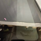 43R-004553 TESLA MODEL X RIGHT REAR FALCON DOOR CORNER GLASS 2016 2017 2018 2019 2020 OEM