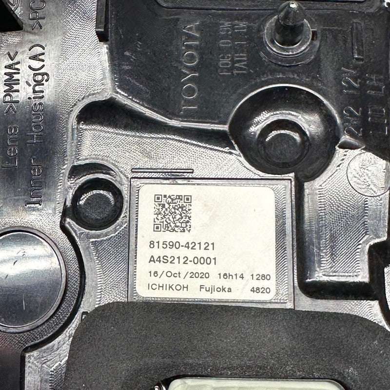 TOYOTA RAV4 TAIL LIGHT INNER LEFT DRIVER 2019 2020 2021 OEM 81590-4212