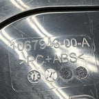 1067943-00-A TESLA MODEL S DOOR PLATE RIGHT REAR 2012 2013 2014 2015 OEM 1067943-00-A