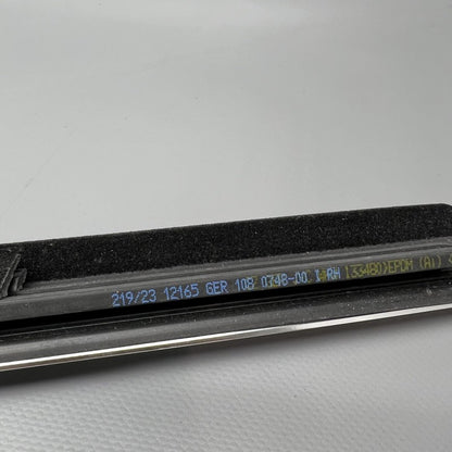 1080748-00-i TESLA MODEL 3 DOOR WINDOW MOLDING RIGHT REAR 2017 18 19 2020 OEM 1080748-00-i