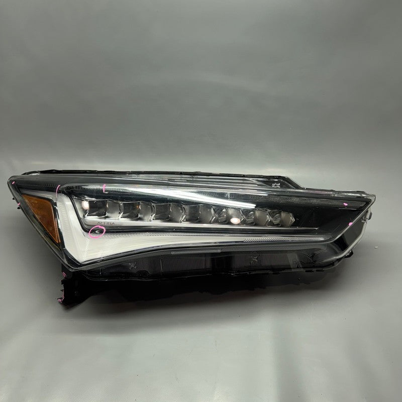 ACURA ILX HEADLIGHT RIGHT PASSENGER 2019 2020 2021 2022 FULL LED DAMAG
