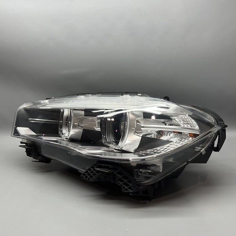 7460617 BMW X5 HEADLIGHT LEFT DRIVER X6 XENON 2014 2015 2016 2017 OEM 7460617