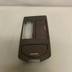 673000351 MASERATI GHIBLI CENTER CONSOLE DARK BROWN ASH AGED WOOD TRIM 2014 2015 2016 OEM 
