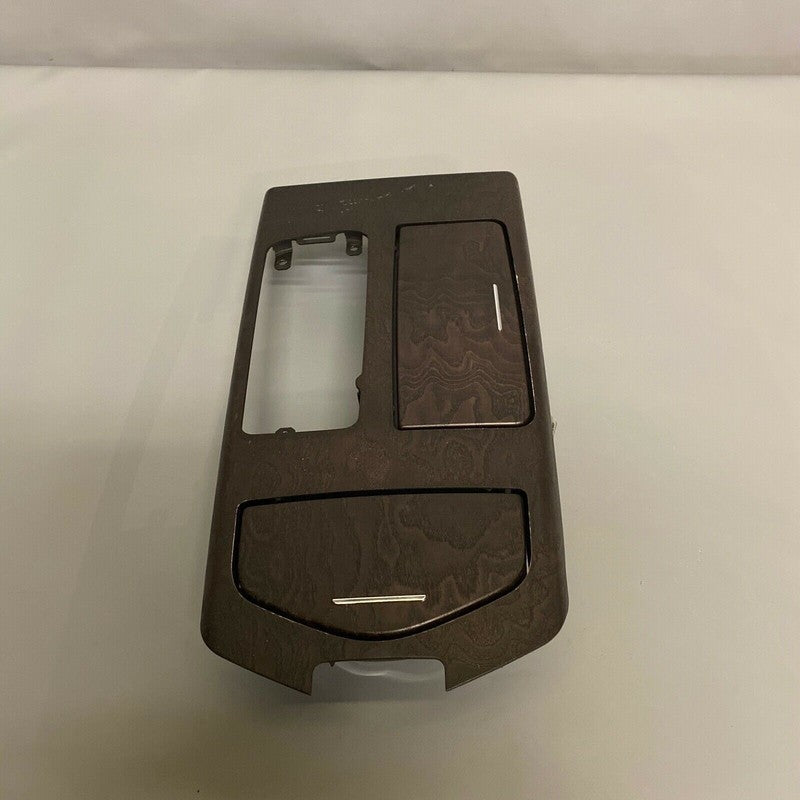 673000351 MASERATI GHIBLI CENTER CONSOLE DARK BROWN ASH AGED WOOD TRIM 2014 2015 2016 OEM 