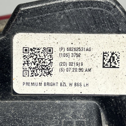 68262531AG DODGE RAM 1500 TAIL LIGHT LEFT DRIVER 2019 2020 2021 OEM 68262531AG