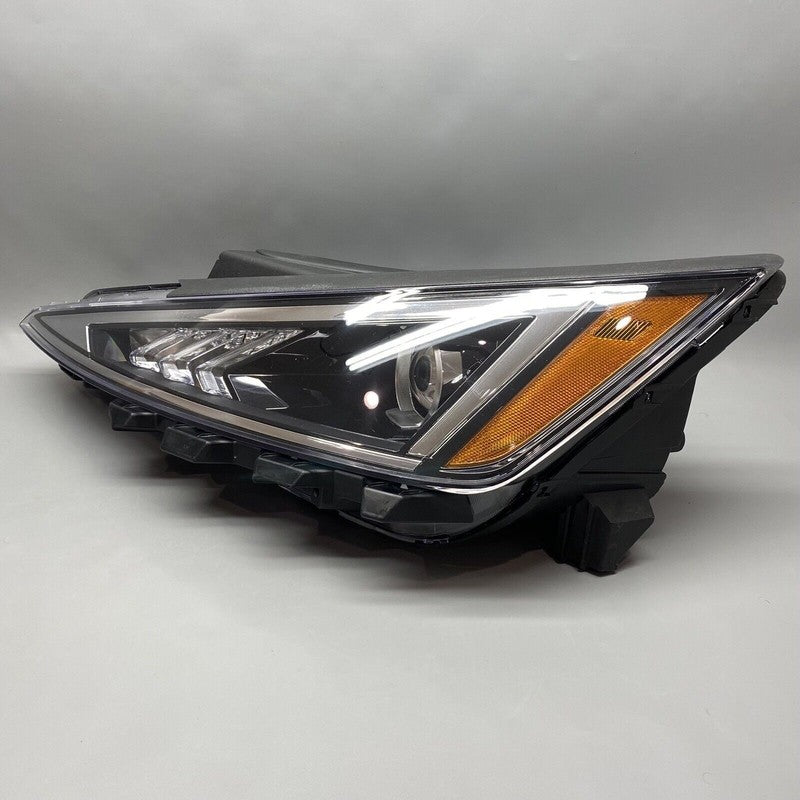 HYUNDAI ELANTRA HEADLIGHT LEFT DRIVER 2019 2020 HALOGEN OEM 