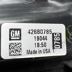 CHEVY CRUZE HEADLIGHT LEFT DRIVER 2016 2017 2018 2019 OEM 42680785