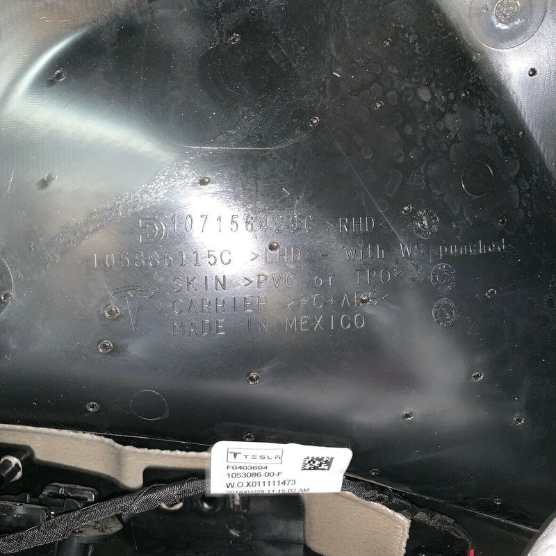 1055483-22-C TESLA MODEL X RIGHT FRONT DOOR PANEL 2016 2017 2018 2019 OEM