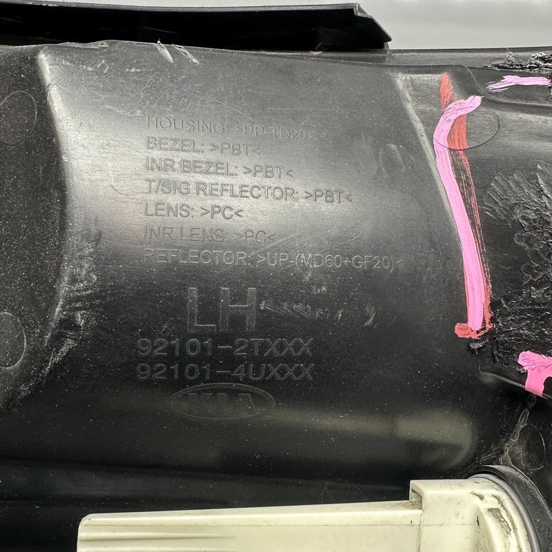 92101-2T KIA OPTIMA HEADLIGHT LEFT DRIVER 2011 2012 2013 XENON OEM 92101-2T DAMAGED