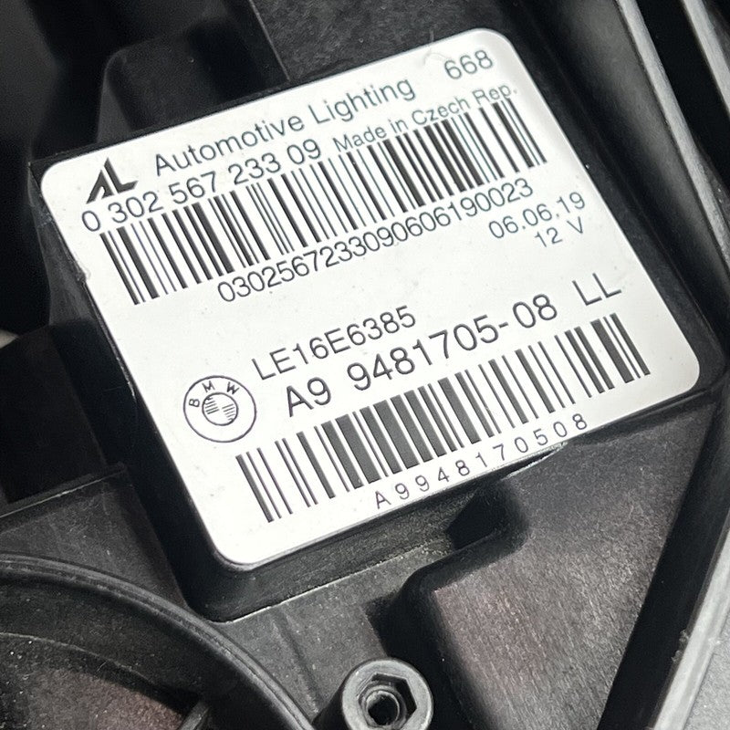 9481705-08 BMW 330 HEADLIGHT LEFT DRIVER M340 LED 2019 2020 2021 2022 OEM 9481705-08