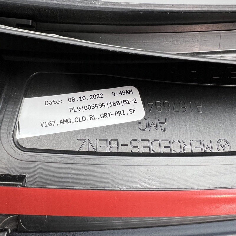 A1678840600 MERCEDES BENZ GLE350 FENDER FLARE MOLDING LEFT REAR AMG 2020 2021 A1678840600