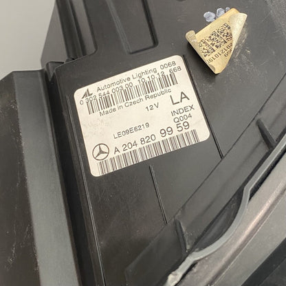 A2048209959 MERCEDES BENZ C250 HEADLIGHT LEFT DRIVER 2012 2013 2014 HALOGEN OEM A2048209959