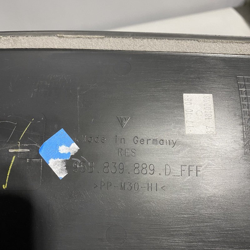 95B839889D PORSCHE MACAN DOOR MOLDING LEFT FRONT 95B839889D OEM 2013 2014 2015 2016