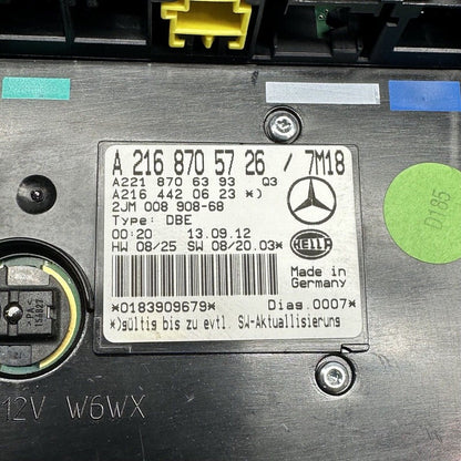 A2168705726 MERCEDES BENZ S550 OVERHEAD DOME LIGHT S400 2010 2011 2012 2013 OEM A2168705726