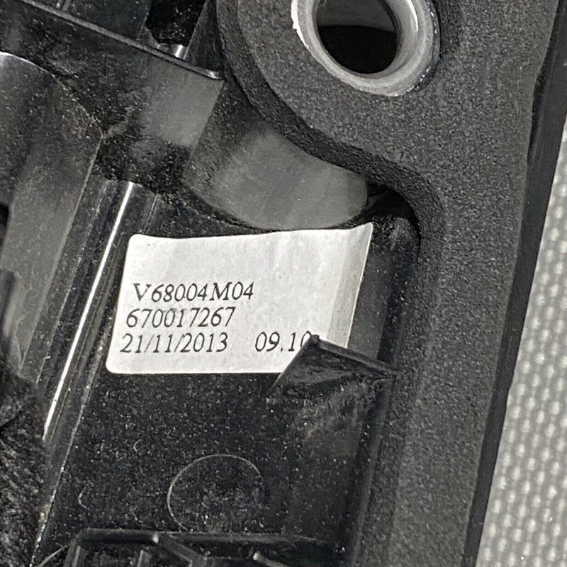 670017267 MASERATI GHIBLI NUMBER PLATE LIGHT TRIM 670017267 2014 2015 2016 OEM