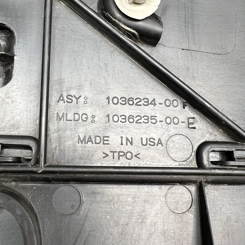 1036234-00-F TESLA MODEL X UNDERHOOD APRON COVER 2016 2017 2018 2019 2020 OEM 1036234-00-F