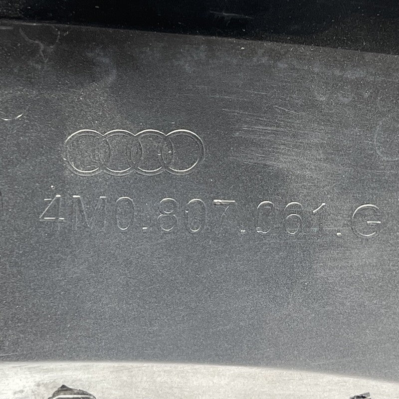 4M0807061G AUDI Q7 FRONT BUMPER LEFT CORNER INSERT 2016 2017 2018 2019 OEM 4M0807061G