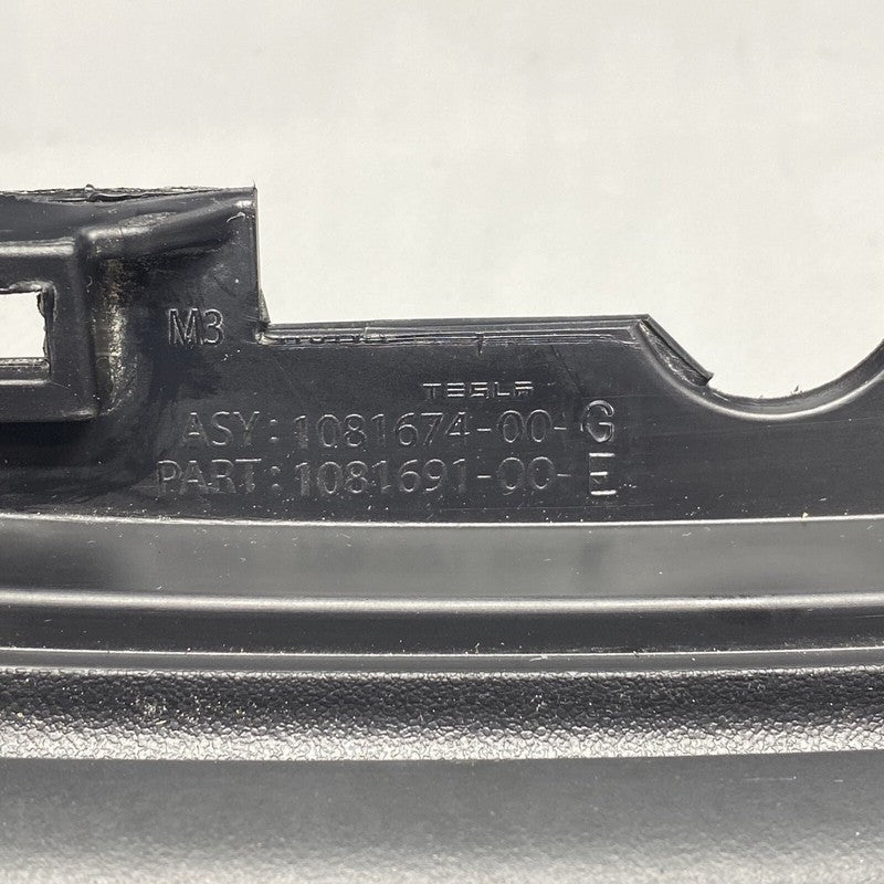 1081674-00-G TESLA MODEL 3 FRONT FRUNK STORAGE BOX 2017 2018 2019 2020 OEM 1081674-00-G