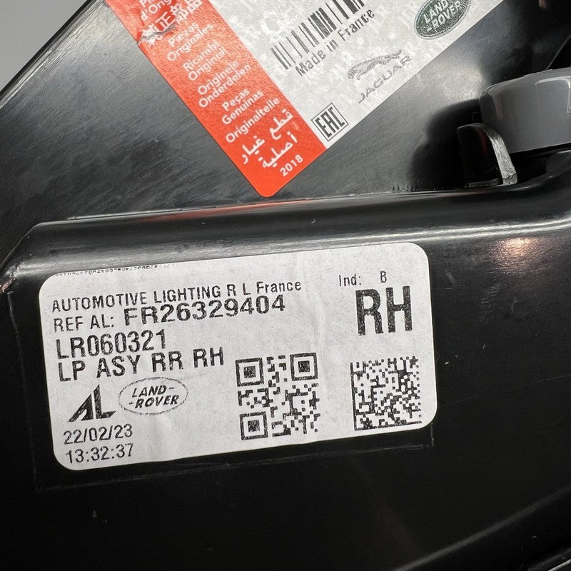 LR060321 RANGE ROVER SPORT HSE TAIL LIGHT RIGHT PASSENGER 2014 2015 2016 2017 OEM LR06032
