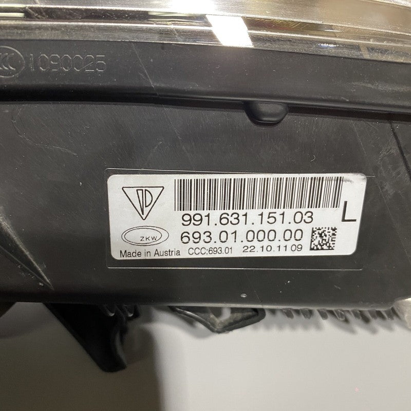 99163115281 PORSCHE 911 CARRERA FOG LIGHT LEFT DRIVER 99163115103 2012 2013 2014 2015 OEM