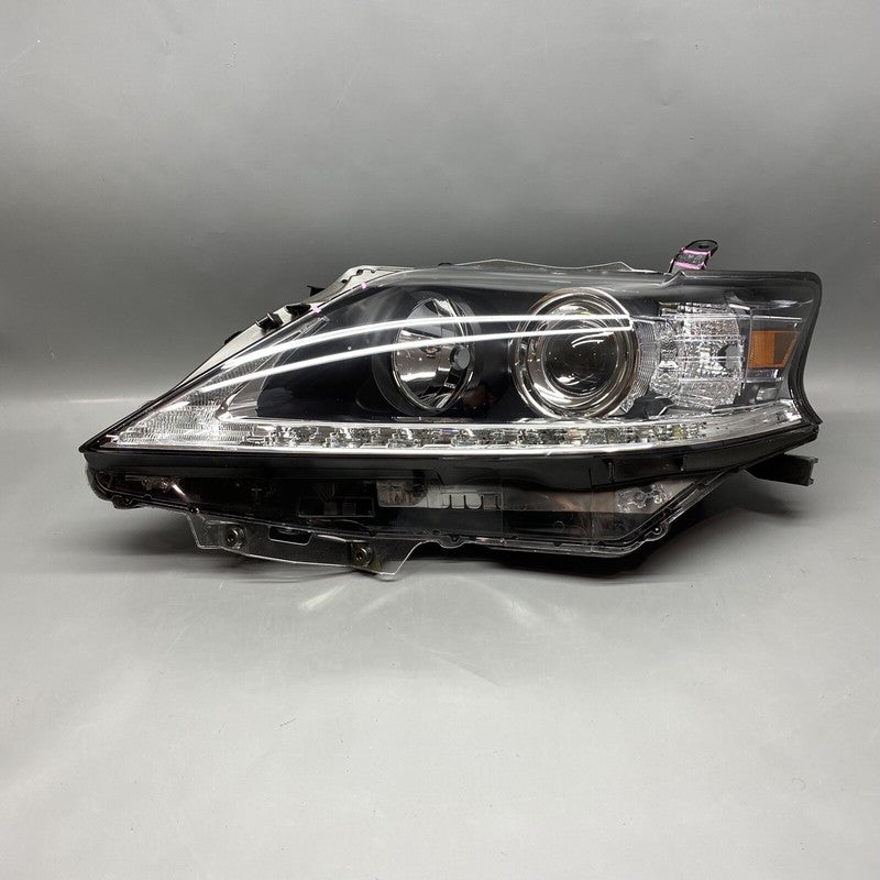RX350 LEXUS RX350 HEADLIGHT LEFT DRIVER HALOGEN LED 2013 2014 2015 OEM