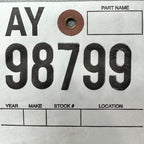 TESLA MODEL S PLAID MIRROR RIGHT PASSENGER 2021 2022 2023 OEM 1613820-