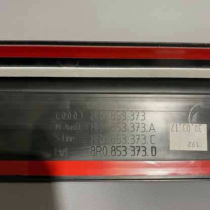 8R0853373 AUDI Q5 SILL SCUFF PLACE LEFT FRONT 2013 2014 2015 2016 2017 OEM