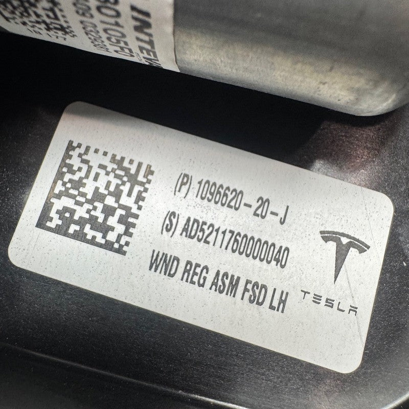 TESLA MODEL 3 WINDOW REGULATOR LEFT FRONT 2017 2018 2019 2020 2021 202