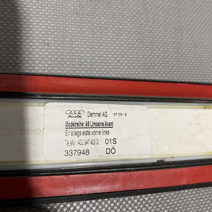 4GO947405G AUDI A6 DOOR PLATE LIGHT BAR 4GO947405G OEM 2016 2017 2018