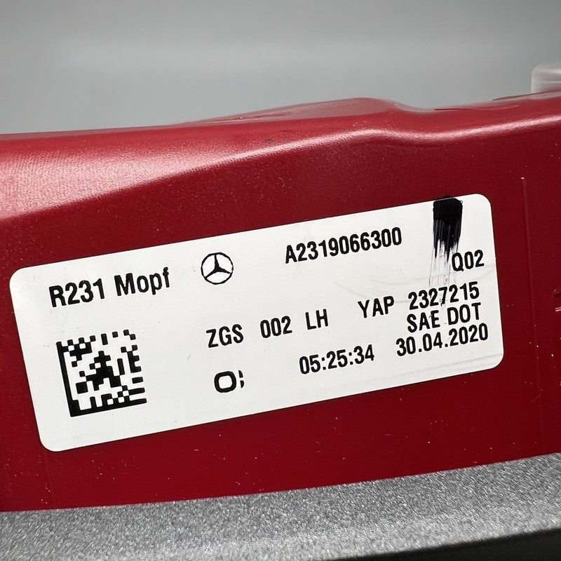 a2319066300 MERCEDES BENZ SL550 TAIL LIGHT LEFT DRIVER SL450 SL63 LED 2017 2018 2019 2020 