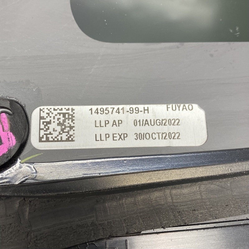 1495741-99-H TESLA MODEL Y QUARTER GLASS RIGHT REAR 2020 2021 2022 2023 OEM 1495741-99-H