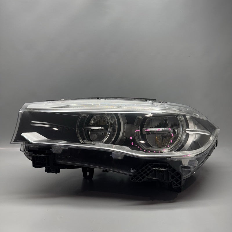 7424171 BMW X5 X6 HEADLIGHT LEFT DRIVER 2016 2017 2018 2019 LED ADAPTIVE OEM 7424171