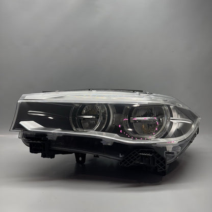 7424171 BMW X5 X6 HEADLIGHT LEFT DRIVER 2016 2017 2018 2019 LED ADAPTIVE OEM 7424171
