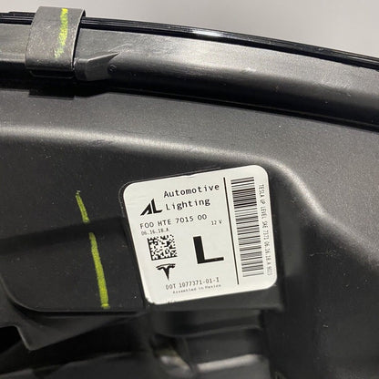 1077371-01-I TESLA MODEL 3 HEADLIGHT LEFT DRIVER LED 1077371-01-I OEM 2017 2018 2019 2020 
