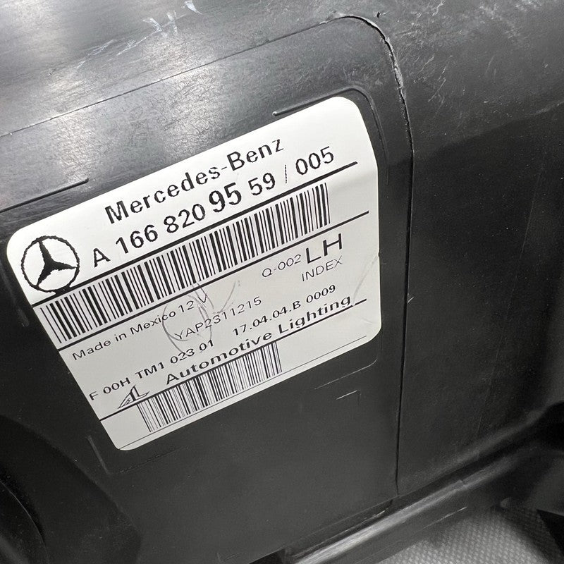 A1668209559 MERCEDES BENZ GLS 350 HEADLIGHT LEFT DRIVER 2016 2017 2018 2019 HALOGEN OEM