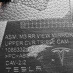 1086332-00 TESLA MODEL 3 INTERIOR REAR VIEW MIRROR COVER 2017 18 19 20 21 22 2023 OEM