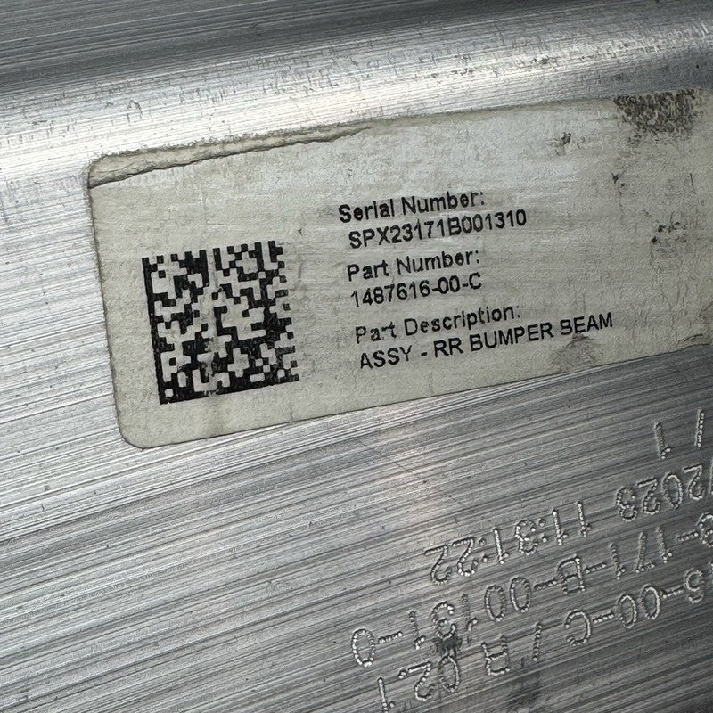 1487616-00-C TESLA MODEL Y REINFORCEMENT REAR 2020 2021 2022 2023 2024 OEM 1487616-00-C