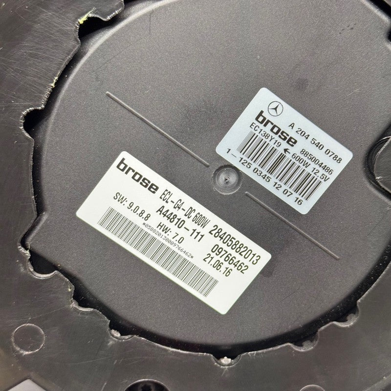 MERCEDES BENZ  CL250 RADIATOR FAN 2012 2013 2014 OEM A2049066802