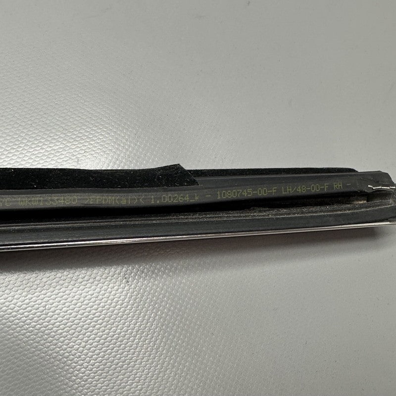 1080745-01-i TESLA MODEL 3 DOOR WINDOW MOLDING LEFT REAR 2017 2018 2019 2020 OEM 1080745-01-i