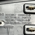 1035993-00-D TESLA MODEL X TRUNK SILL PANEL 2016 2017 2018 2019 2020 OEM 1035993-00-D