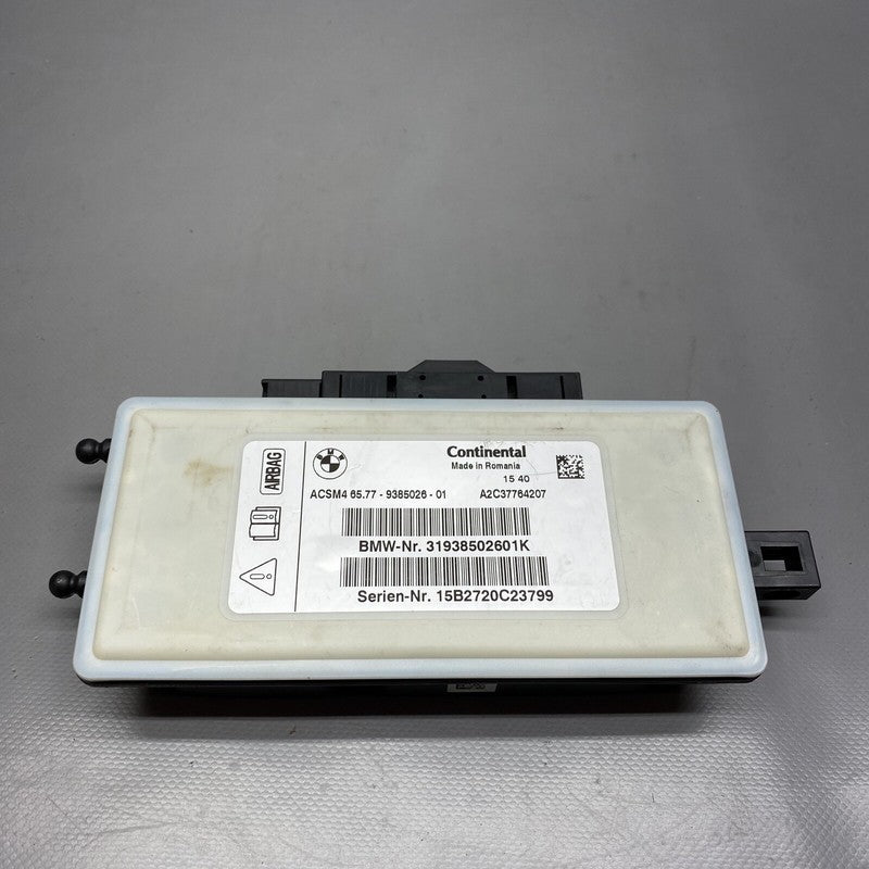 BMW X6 SAFETY CONTROL MODULE 6577-9385026-01 2012 2013 2014 2015 2016 