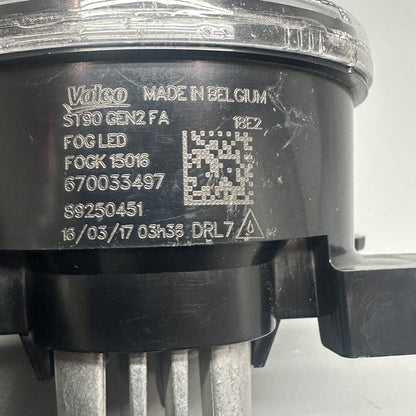 670033497 MASERATI LEVANTE FOG LIGHT LEFT RIGHT 2017 2018 2019 2020 OEM 670033497