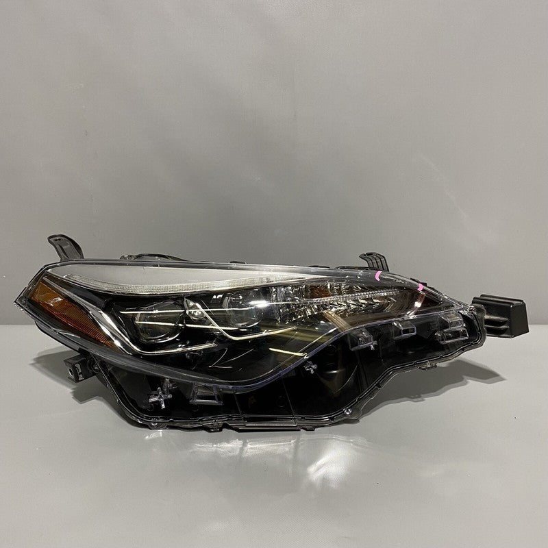 TOYOTA COROLLA HEADLIGHT RIGHT PASSENGER LED OEM 2017 2018 2019 