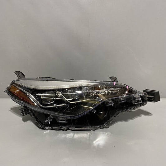 TOYOTA COROLLA HEADLIGHT RIGHT PASSENGER LED OEM 2017 2018 2019 