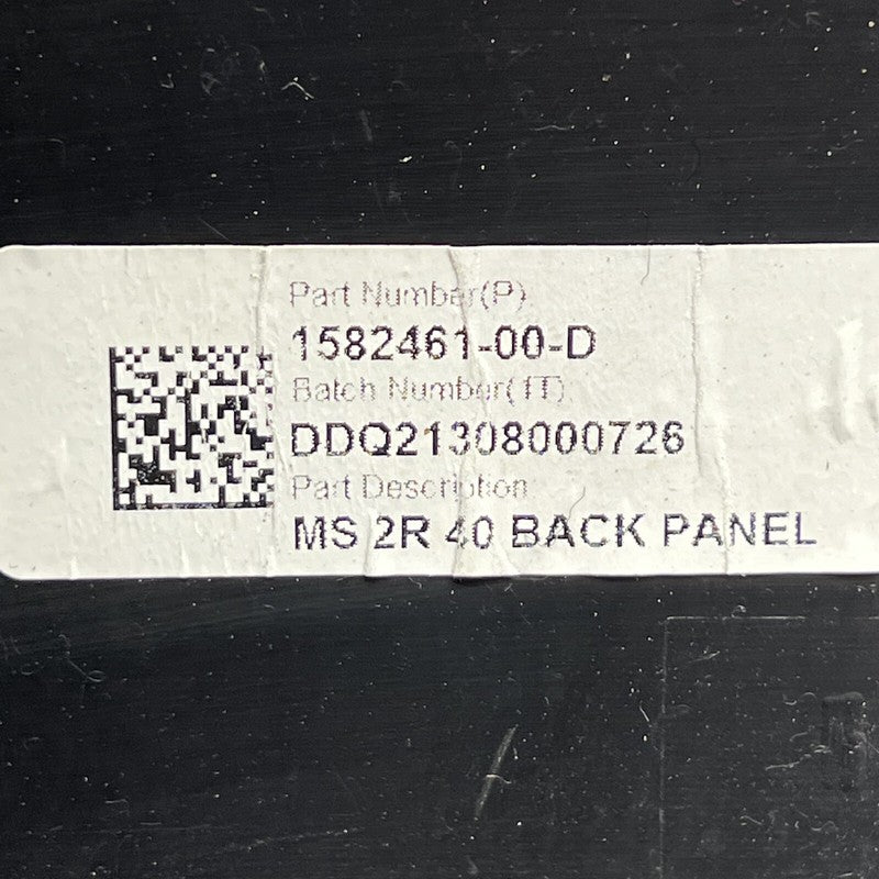 1582461-00-D TESLA MODEL S 2ND ROW SEAT BACK COVER RIGHT 2021 2022 2023 OEM 1582461-00-D
